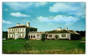 1956 Christopher Ryder House, Chathamport, Cape Cod, MA Postcard