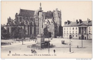 Place Louis XVI Et La Cathedrale, NANTES (Loire Atlantique), France, 1900-1910s