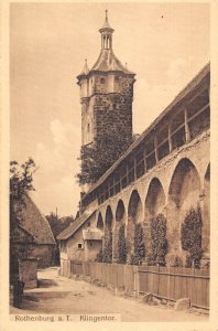 A136 Germany Rothenburg a T Klingentor vintage postcard