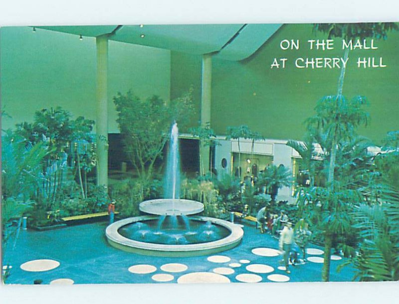 Pre-1980 FOUNTAIN AT THE SHOPPING CENTER Cherry Hill - Near Camden NJ AF2840