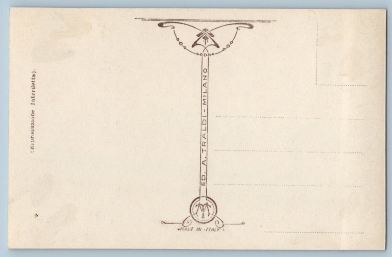 Venice Veneto Italy Postcard Panorama View Transportation Boat c1920s RPPC Photo