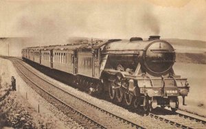LNER Queen of Scots Berwick Merry Hampton Train 2565 c1910s Vintage Postcard