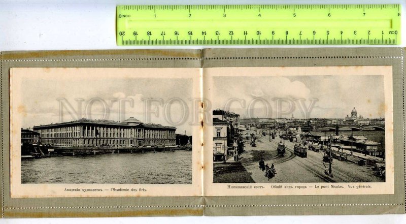 285350 RUSSIA St.Petersburg Vintage brochure 8 views in cover
