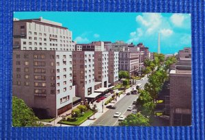 Vintage Statler Hilton Hotel Washington DC District of Columbia 1960's Postcard