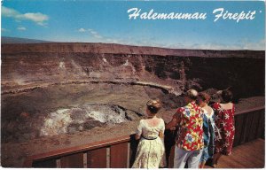 Halemaumau Firepit  Active Crater of Kilauea Volcano Hawaii National Park