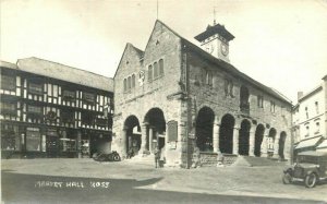 Market Hall 1930s Ross on Wye Hertfordshire UK RPPC Photo Postcard 21-3512