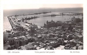 Vista Parcial del puerto Alicante Spain Unused 