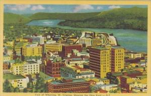 Showing The Ohio River View Of Wheeling West Virginia