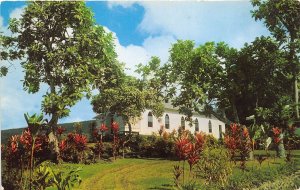 Honanunau Kona Hawaii 1960s Postcard St. Benedict's Catholic Church