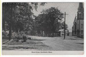 Northfield,  Massachusetts,  View of Main Street, 1916