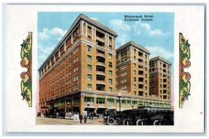 c1910 Multnomah Hotel Classic Cars Street Road Portland Oregon Vintage Postcard