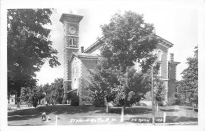 J64/ Vernon Indiana RPPC Postcard c1950s Jennings County Court House  67