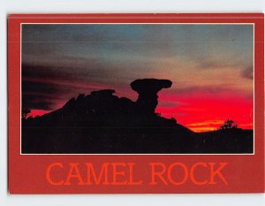 Postcard Camel Rock & Sunset New Mexico USA