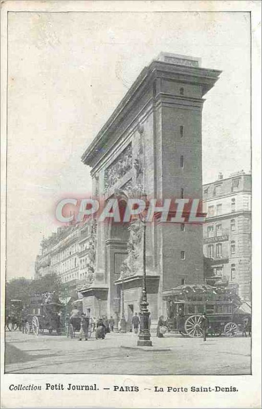 Postcard Old Paris Porte Saint Denis