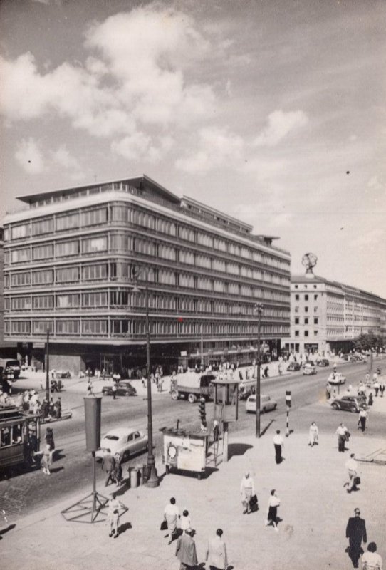 Poland Warszawa Ulica Krucza & Aleje Jerozolimskie Postcard