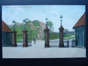 Nottinghamshire NOTTINGHAM CASTLE GATEWAY c1905 Postcard by Valentine 49473