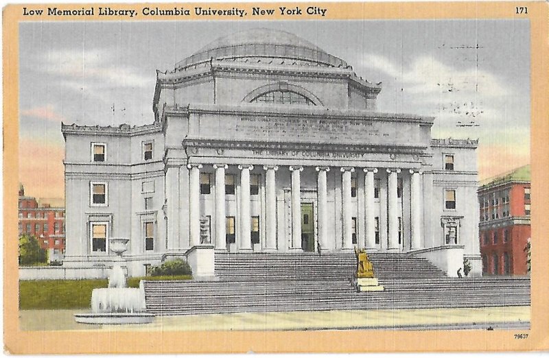 Low Memorial Library Columbia University New York City New York