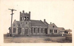 Cananea Mexico Methodist Church Real Photo Vintage Postcard AA109984