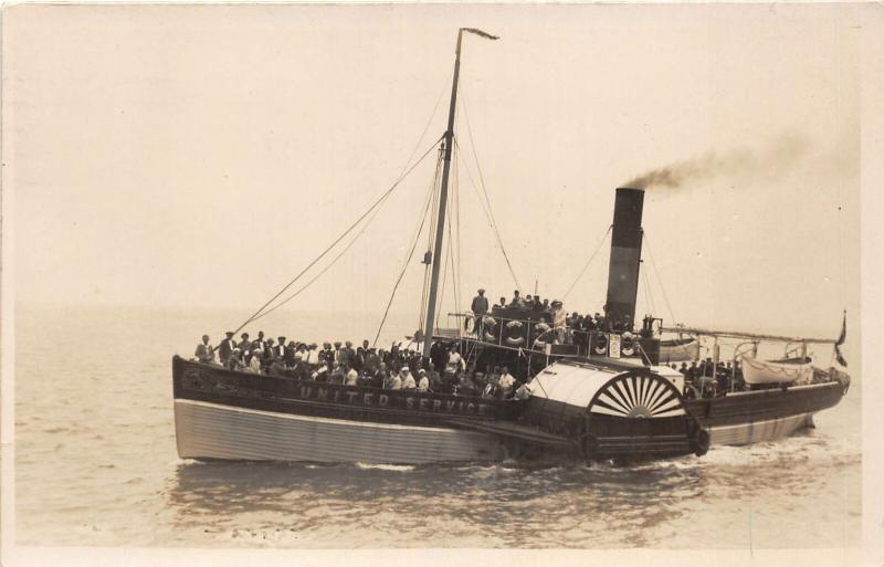 uk40230 united service real photo  uk wellingborough Northamptonshire 1932