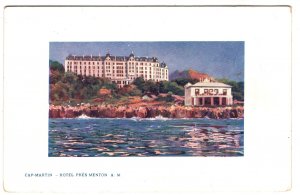 Hotel Pres Menton, Cap-Martin, France, Tuck Oilette