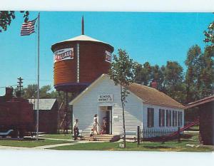 Unused Pre-1980 ONE ROOM SCHOOLROOM & WATER TOWER Minden Nebraska NE Q7947
