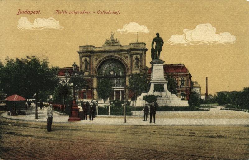 hungary, BUDAPEST, Eastern Railway Station (1920)