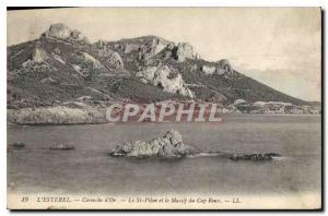 Old Postcard L'Esterel Corniche d'Or St Pilon and the Massif du Cap Roux