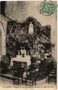 CPA VICHY Chapelle N.-D. de Lourdes a l'intérieur de l'eglise St-Louis (266854)