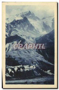 Old Postcard Dauphine Alps Route La Grave la Meije and its glaciers