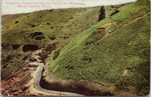 North Yakima WA Irrigation Flume c1913 Postcard F47