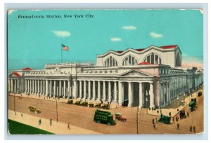 C.1915-20 Pennsylvania Train Station, New York City Unused Early Postcard F94