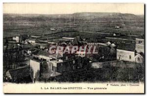 Old Postcard La Balme Caves General view