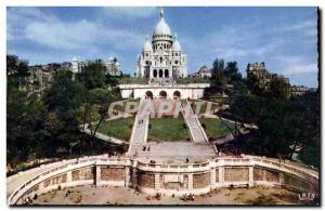 Paris Old Postcard The Basilica of Sacre Coeur in Montmartre