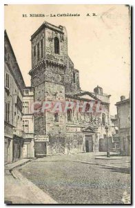 Old Postcard Nimes La Cathedrale