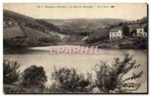 Old Postcard Tarare Dam Lake