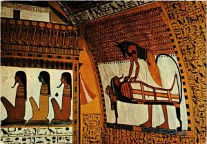 CPM EGYPTE Anubis tending mummy on couch (344134)