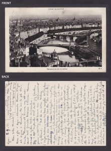 FRANCE, Postcard, Lyon, Perspective on the Saône