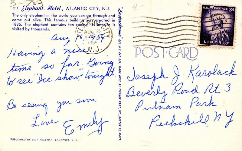 NJ - Atlantic City. Elephant Hotel