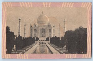 Agra Uttar Pradesh India Postcard SS President Hoover Seapost Taj Mahal 1934