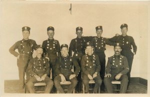 Postcard RPPC California San Diego C-1910 Firemen crew engine #2 23-10620