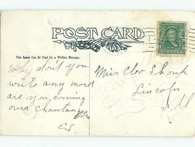 1907 signed CAR ACCIDENT CAUSES WOMEN TO MEET MAN k6652