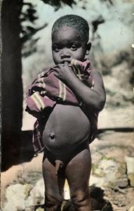 belgian congo, Young Native Boy (1950s) Hoa-Qui 2295