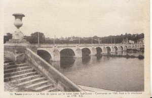 France Postcard - Tours-Le Pont De Pierre Sur La Loire - Ref 20406A