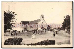 Postcard Old Church Prefailles