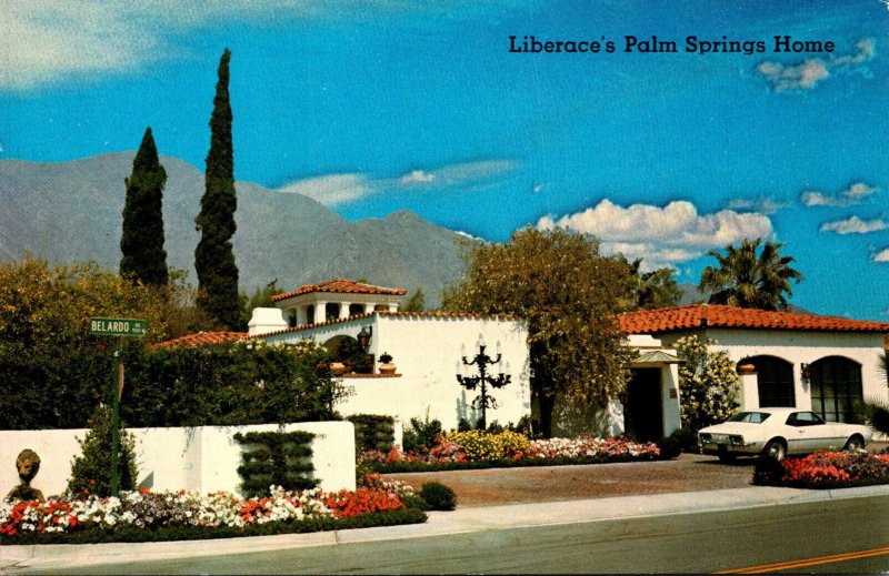 California Palm Springs Liberace's Home