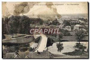 Old Postcard Around Louviers Acquigny Panoramic