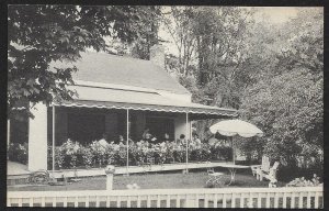 Outdoor Dining White Cupboard Inn Woodstock Vermont Unused c1920s