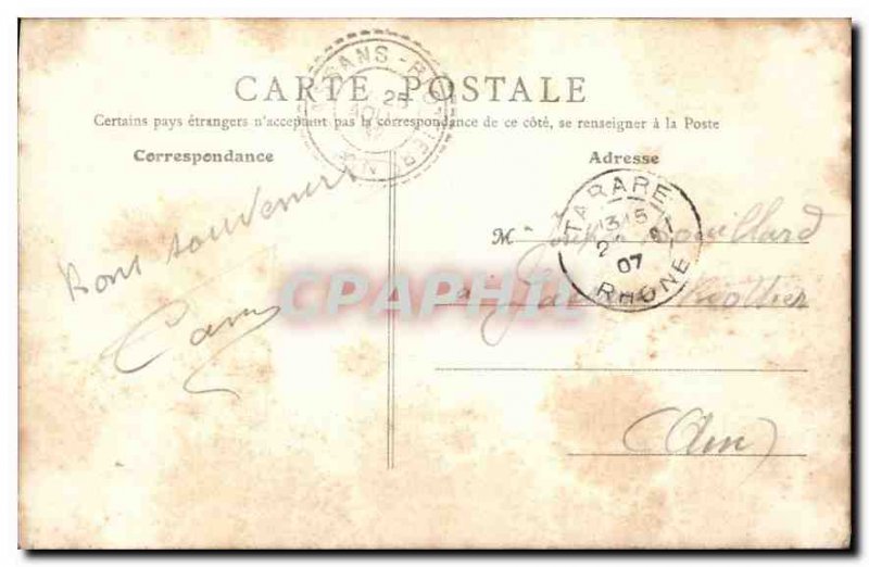 Old Postcard Tarare Rhone Eglise Ste Madeleine