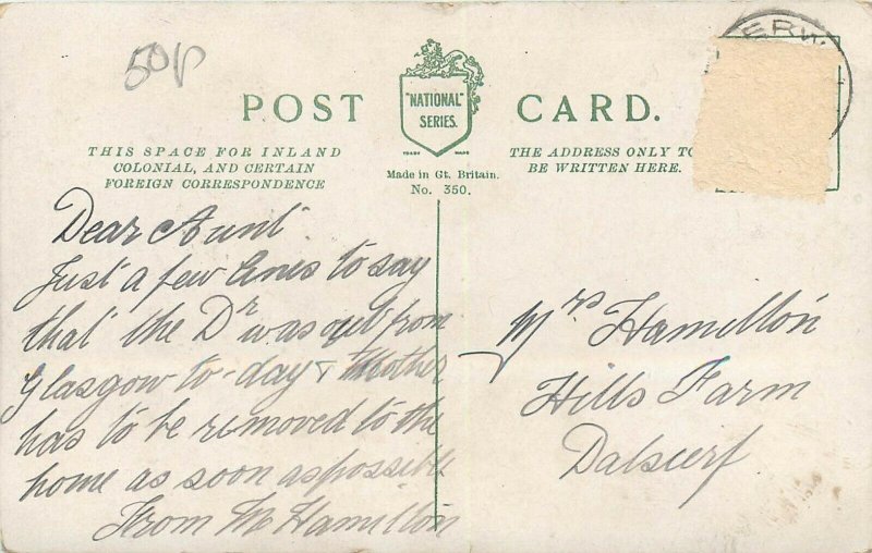 my heart`s in the highlands shepherd postcard