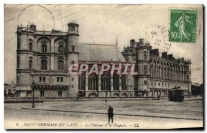 Postcard Old Saint Germain En Laye The Castle and Chapel